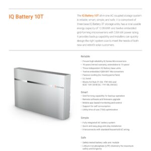 Enphase IQ Battery 10 3.84kW Microinverter / 10.08kWh LFP Battery ESS